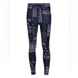 The Upside Vaquero Navy Blue Bandana Midi Pants
